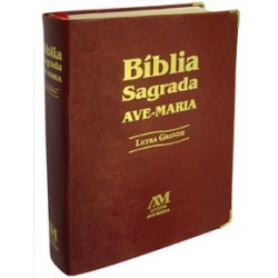Bíblia Letra Grande - Marrom